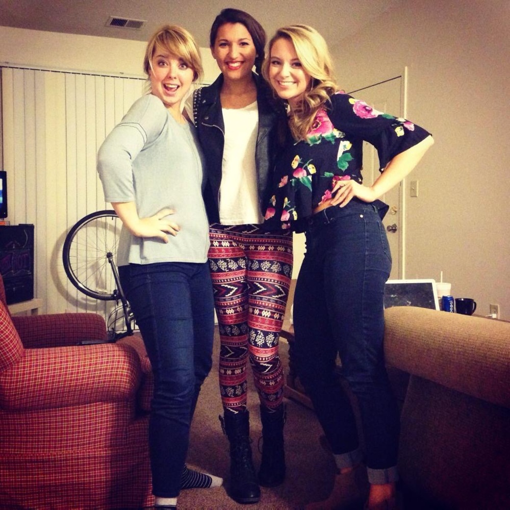 Aztec print leggings